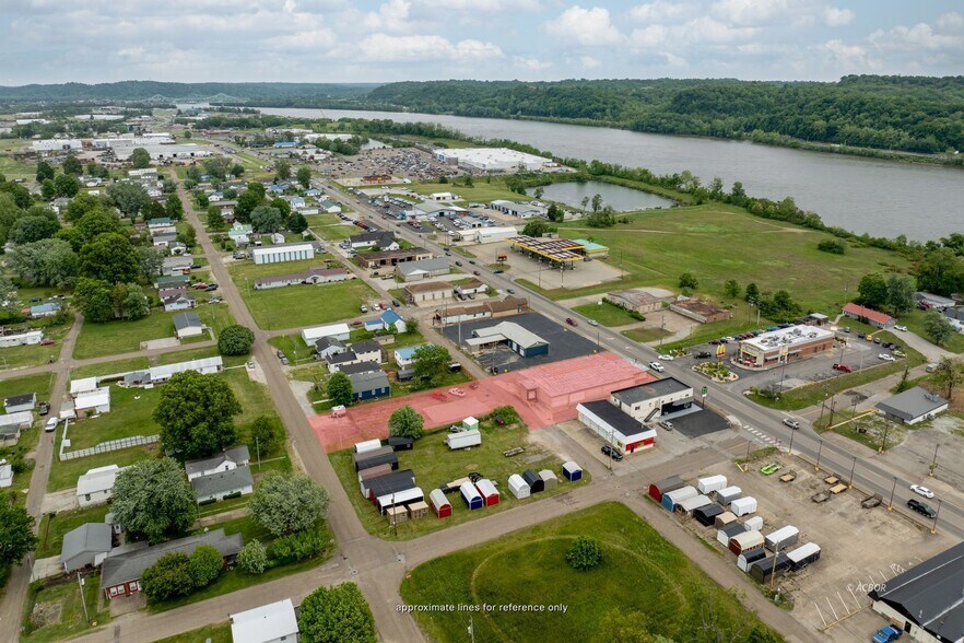 1708 Eastern Ave, Gallipolis, OH à vendre - Aérien - Image 3 de 10