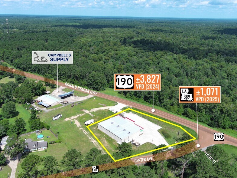 11787 Highway 190 W, Merryville, LA à louer - Photo du bâtiment - Image 2 de 9