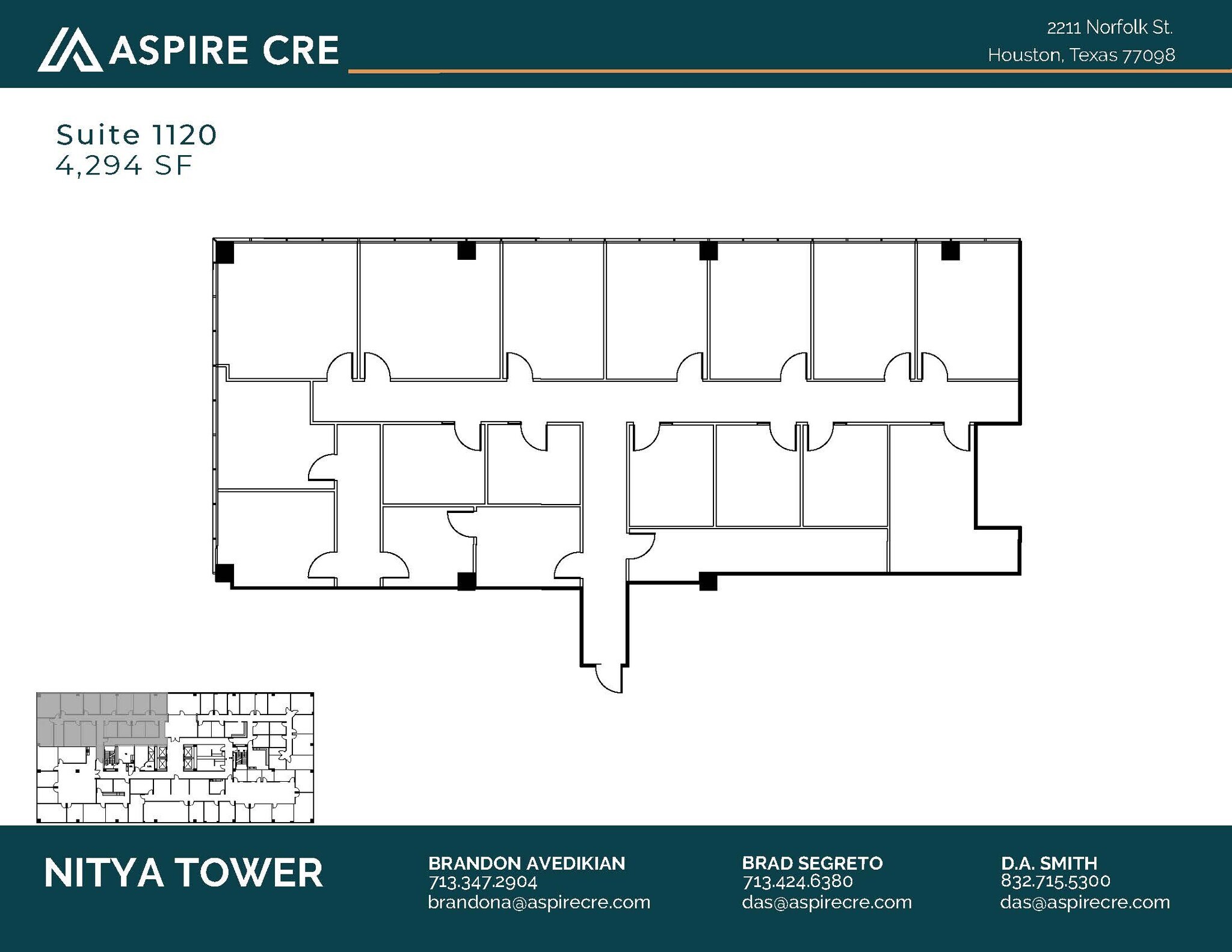 2211 Norfolk St, Houston, TX for lease Floor Plan- Image 1 of 1