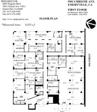 5901 Christie Ave, Emeryville, CA for lease Floor Plan- Image 1 of 1