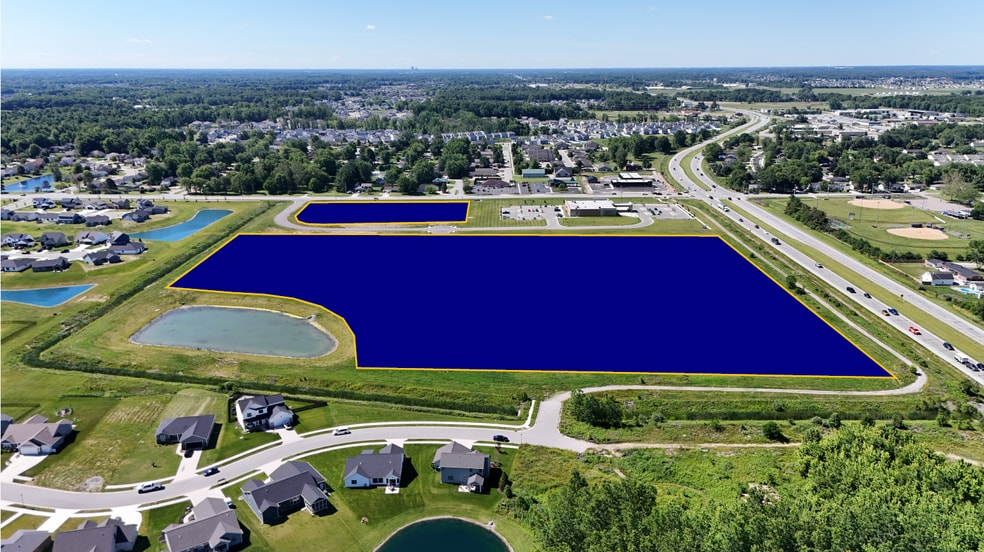 NEC of Lima Road & Gump Road, Huntertown, IN for sale - Aerial - Image 3 of 4