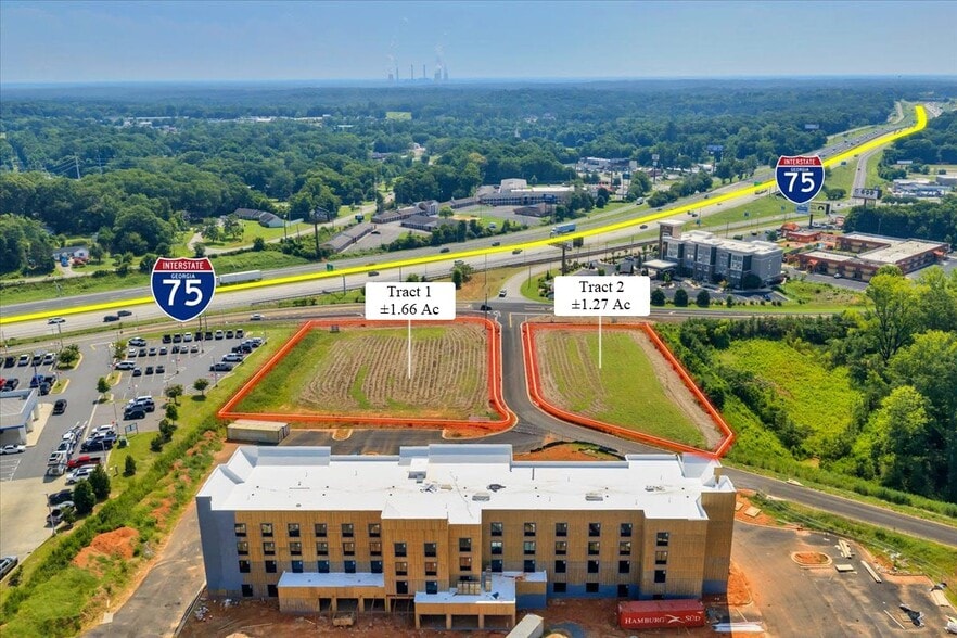 Russell Parkway @ N Lee Street, Forsyth, GA for sale - Aerial - Image 1 of 3