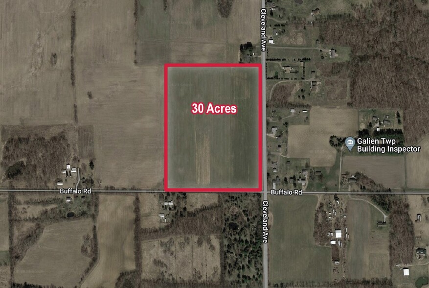 W Buffalo Rd, Galien, MI for sale - Aerial - Image 1 of 1