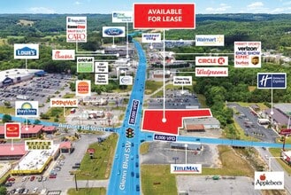 1503 Glenn Blvd SW, Fort Payne, AL - AERIAL  map view - Image1