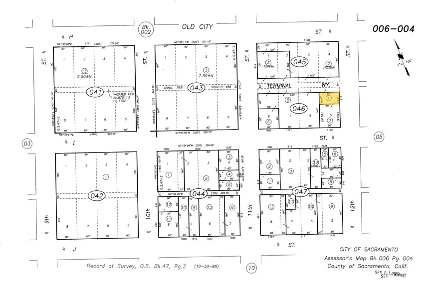816 12th St, Sacramento, CA for sale - Plat Map - Image 3 of 3