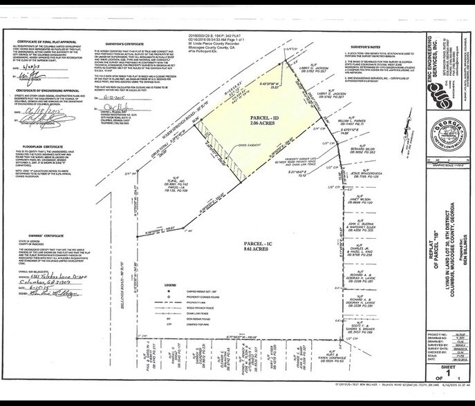 5710 Warm Springs Rd, Columbus, GA à vendre - Plan cadastral - Image 2 de 2