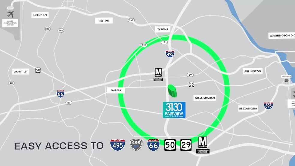 3130 Fairview Park Dr, Falls Church, VA à louer - Vidéo sur l’inscription commerciale - Image 2 de 17