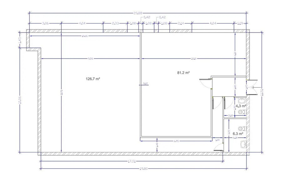 Bureau dans Aubagne à louer - Plan d’étage - Image 3 de 3