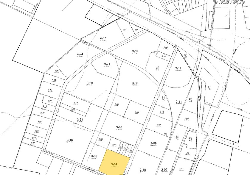 10021 Rodney St, Pineville, NC à vendre - Plan cadastral - Image 1 de 1