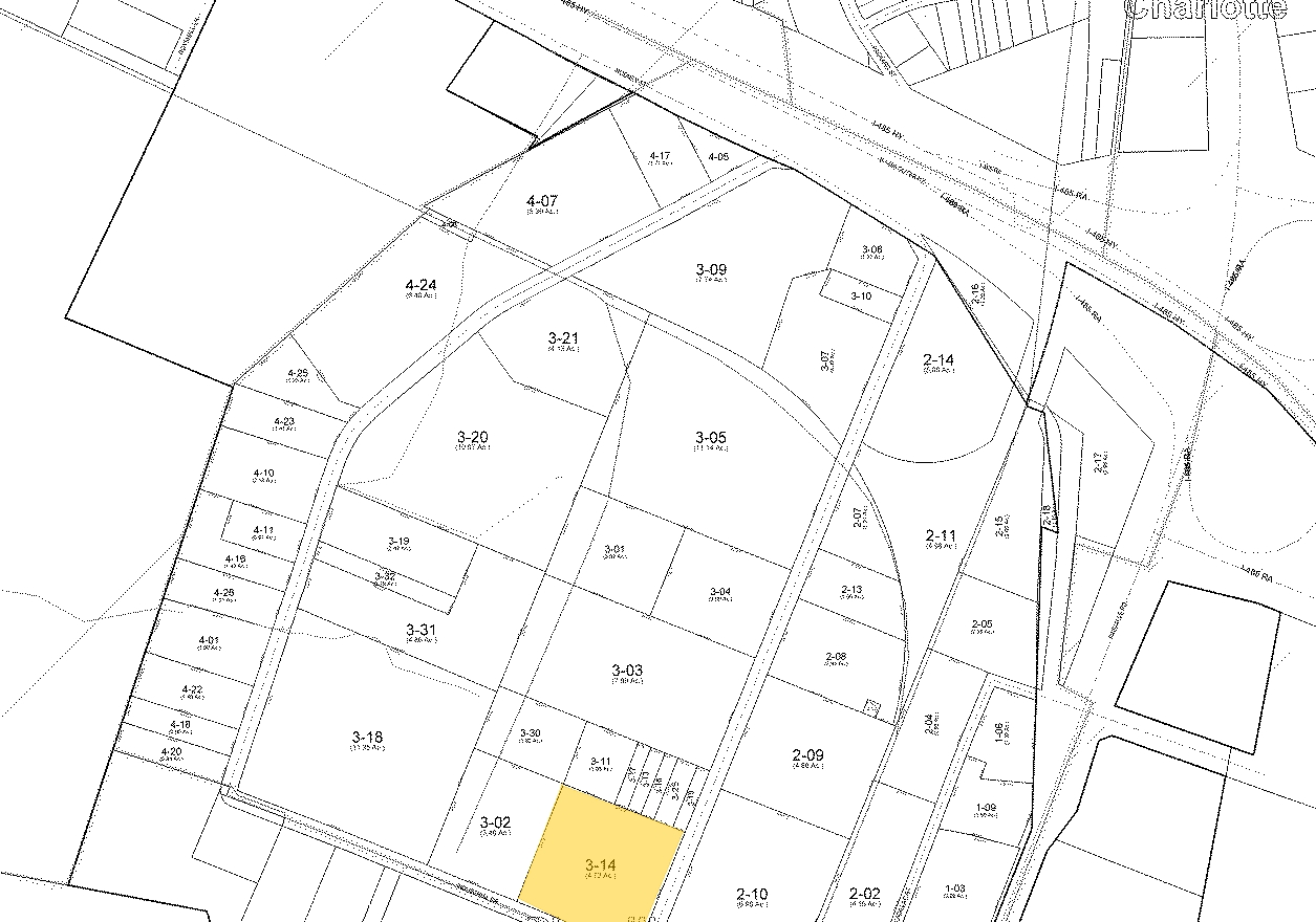 10021 Rodney St, Pineville, NC à vendre Plan cadastral- Image 1 de 1