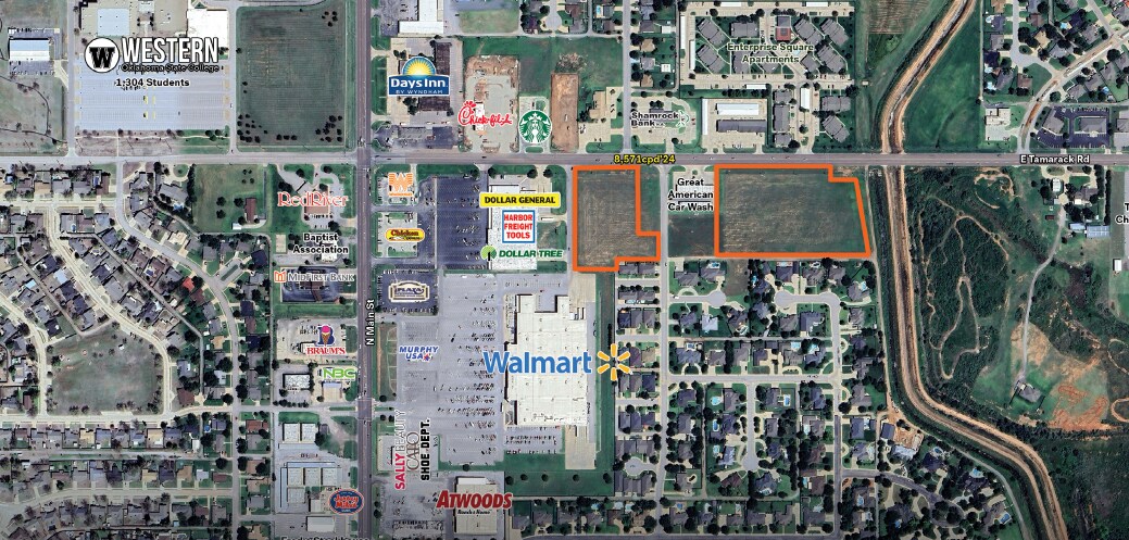 SEQ Tamarack Road & Main Street Atlus OK 73521, Altus, OK à vendre Photo principale- Image 1 de 1