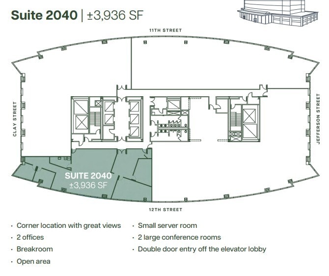 555 12th St, Oakland, CA for lease Floor Plan- Image 1 of 1