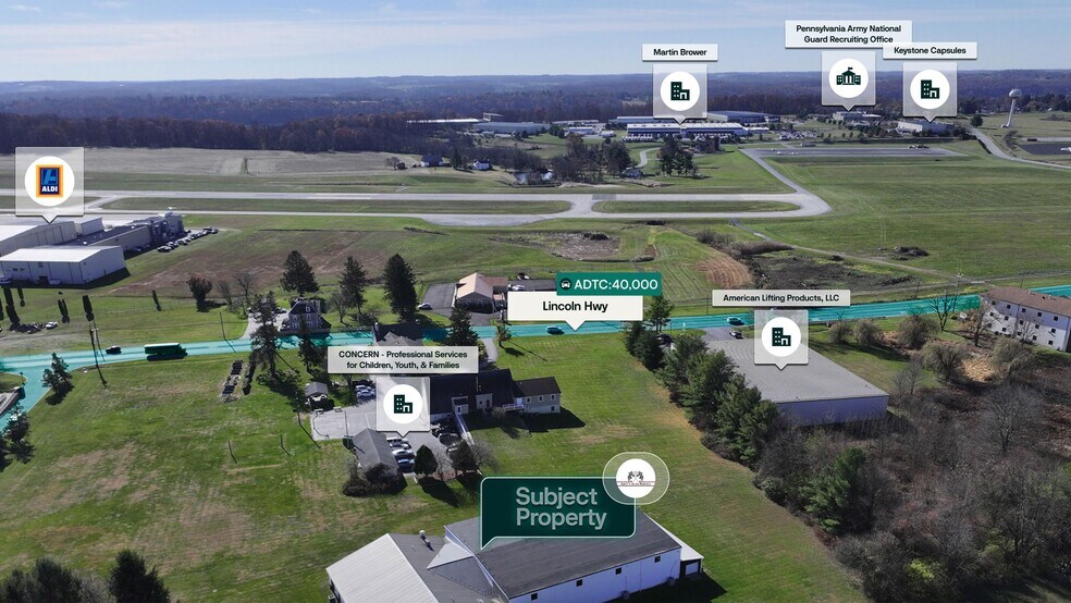 180 Airport Rd, Coatesville, PA à vendre - Aérien - Image 3 de 3