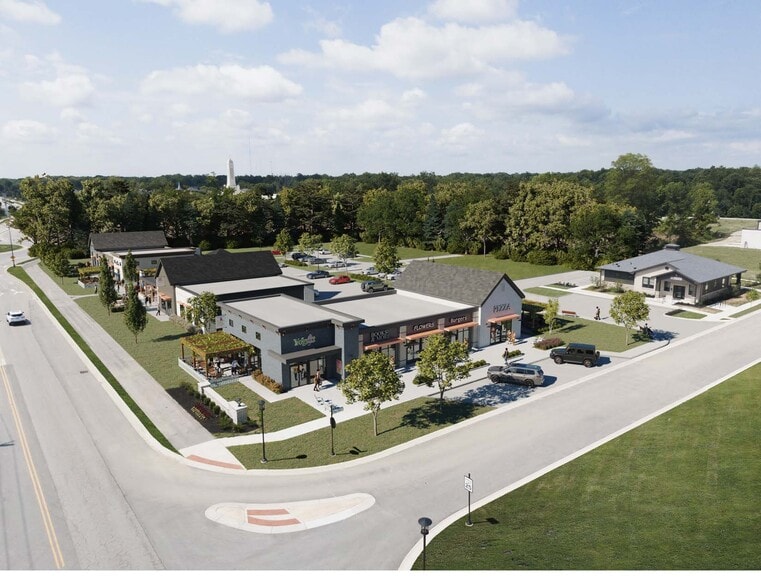 Spring Mill Road & 116th Street, Carmel, IN for lease - Aerial - Image 3 of 7