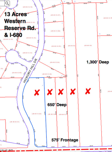 1288 E Western Reserve Rd, Youngstown, OH for sale - Plat Map - Image 2 of 2