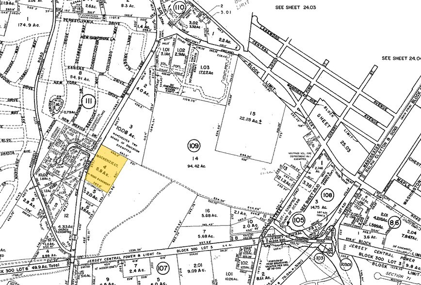 131 Highway 539, Whiting, NJ à vendre - Plan cadastral - Image 2 de 2