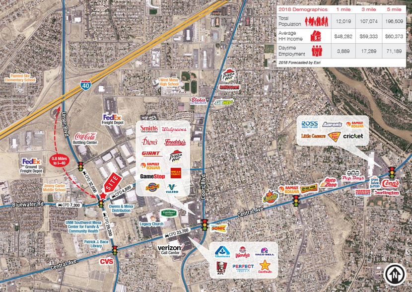 400 Unser Blvd SE, Albuquerque, NM à louer - Photo du bâtiment - Image 2 de 3