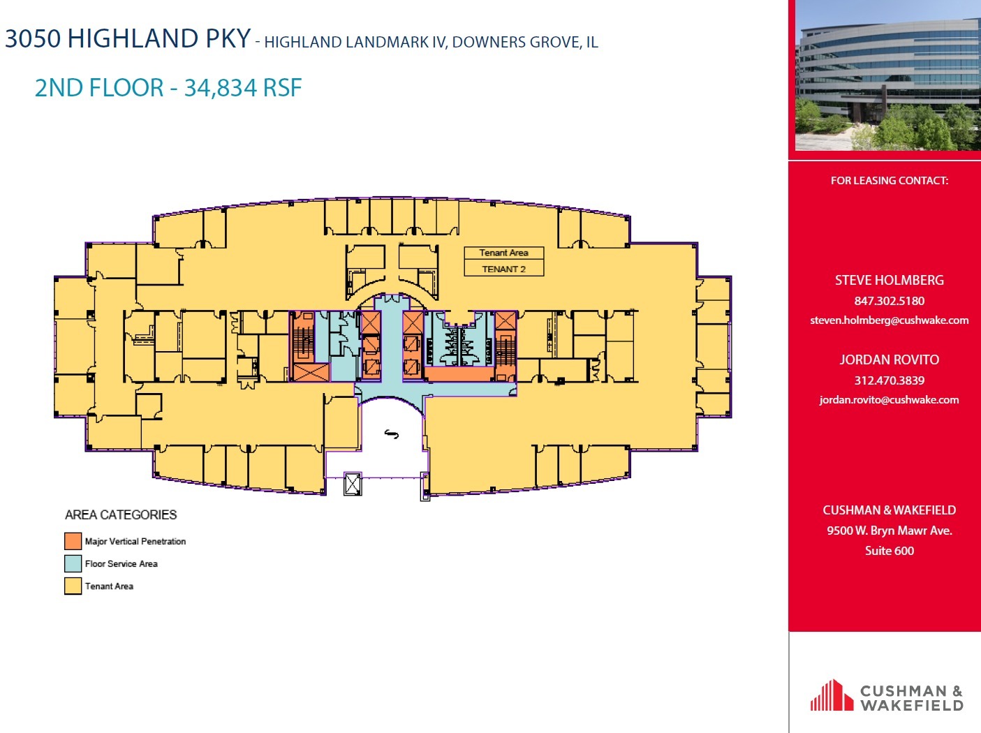 3050 Highland Pky, Downers Grove, IL à louer Plan d  tage- Image 1 de 1