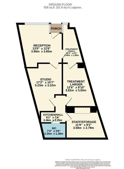 96 Smedley St, Matlock à vendre - Plan d’étage - Image 2 de 2