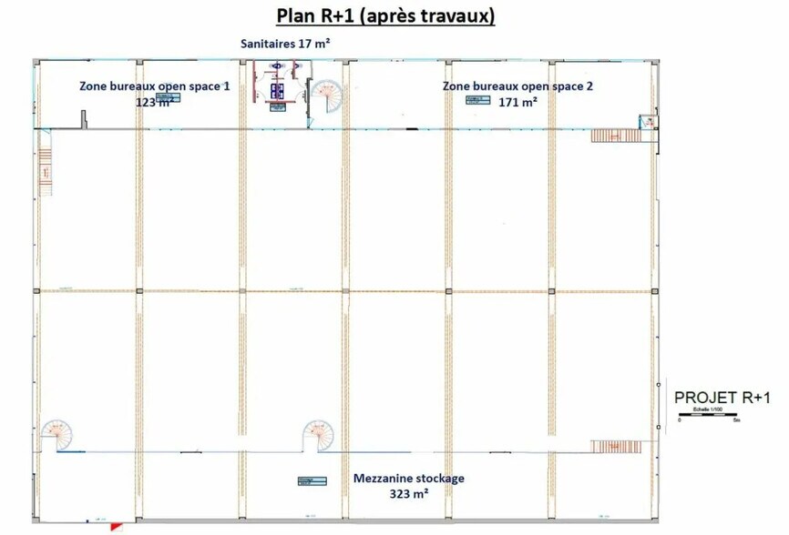 Office in SAINT-OUEN-L'AUMONE for lease - Floor Plan - Image 3 of 3