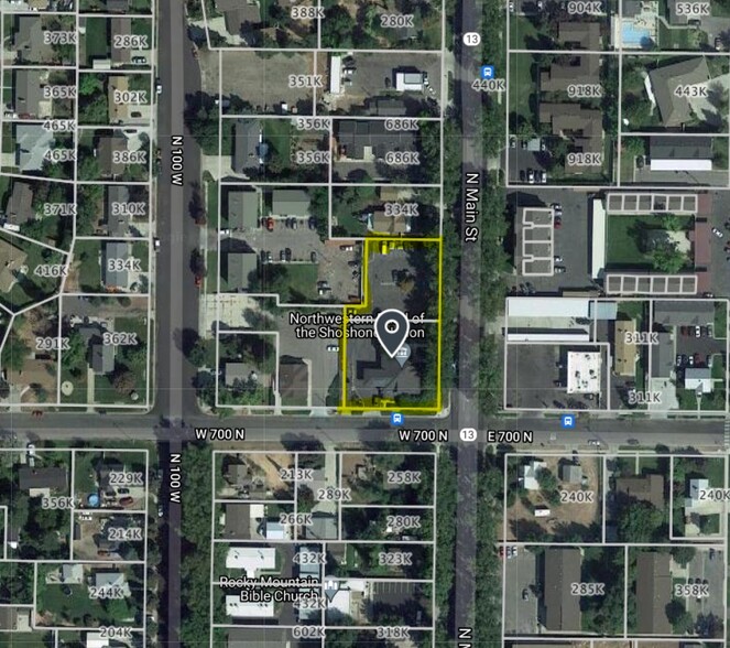 707 N Main St, Brigham City, UT à vendre - Plan cadastral - Image 1 de 1