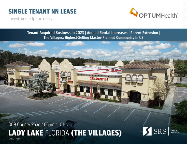 809 County Road 466, The Villages, FL à vendre - Photo du bâtiment - Image 1 de 10