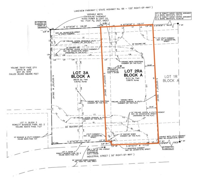 SWQ Highway 66 & PGBT, Rowlett, TX for lease - Site Plan - Image 2 of 2