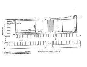 2810 Westheimer Rd, Houston, TX à louer Plan de site- Image 2 de 2