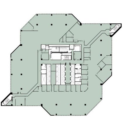 1001 Boul Robert-Bourassa, Montréal, QC for lease Floor Plan- Image 1 of 1
