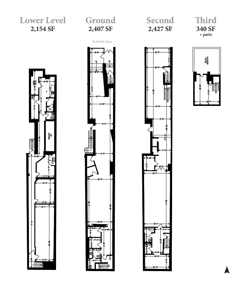 83 Yorkville Ave, Toronto, ON for lease Floor Plan- Image 1 of 1
