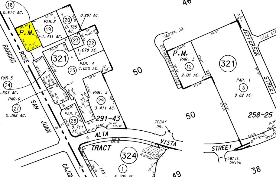 858-870 N Rose Dr, Placentia, CA for sale - Plat Map - Image 2 of 2