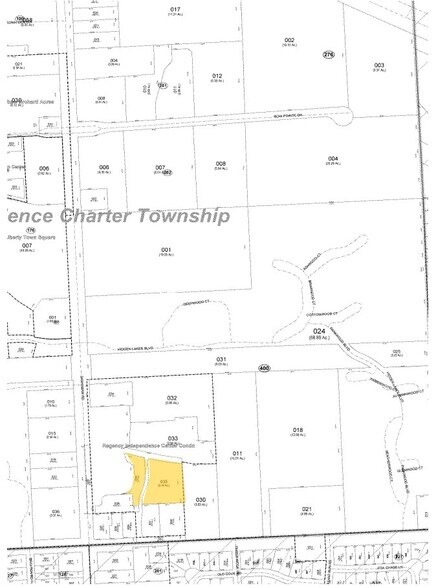 Shashabaw Rd, Independence Township, MI à louer - Plan cadastral - Image 2 de 3
