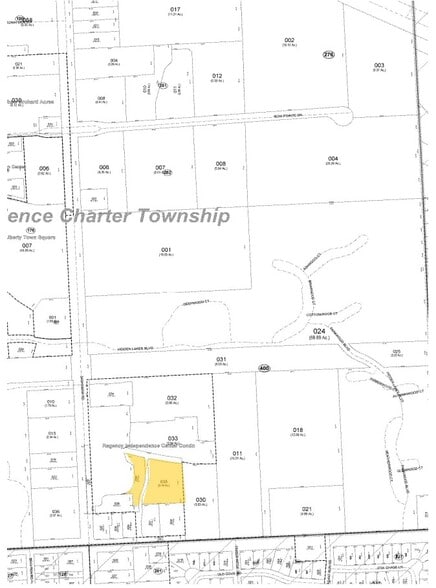 Shashabaw Rd, Independence Township, MI for lease - Plat Map - Image 2 of 3