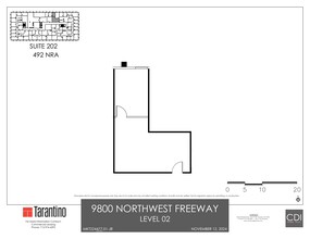 9800 Northwest Fwy, Houston, TX à louer Plan de site- Image 1 de 1