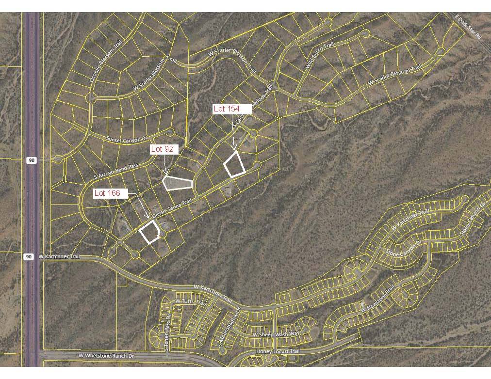 Cottonwood Highlands Lot 166, Benson, AZ for sale Aerial- Image 1 of 3