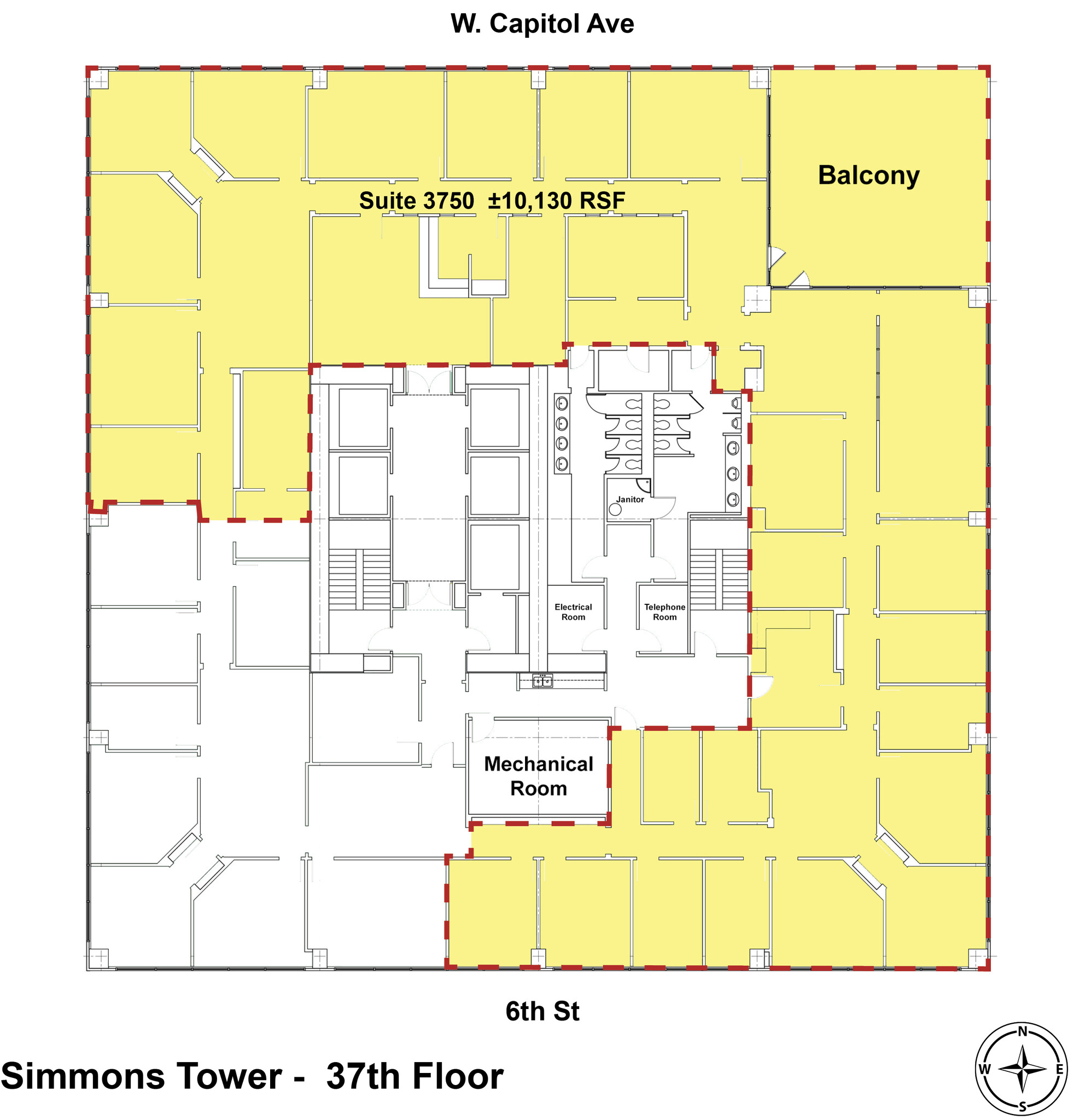 425 W Capitol Ave, Little Rock, AR à louer Plan d  tage- Image 1 de 10