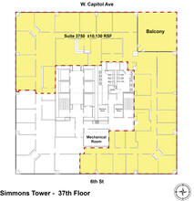 425 W Capitol Ave, Little Rock, AR à louer Plan d  tage- Image 1 de 10