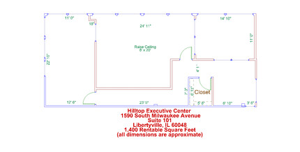 1580 S Milwaukee Ave, Libertyville, IL à louer Plan d  tage- Image 2 de 2