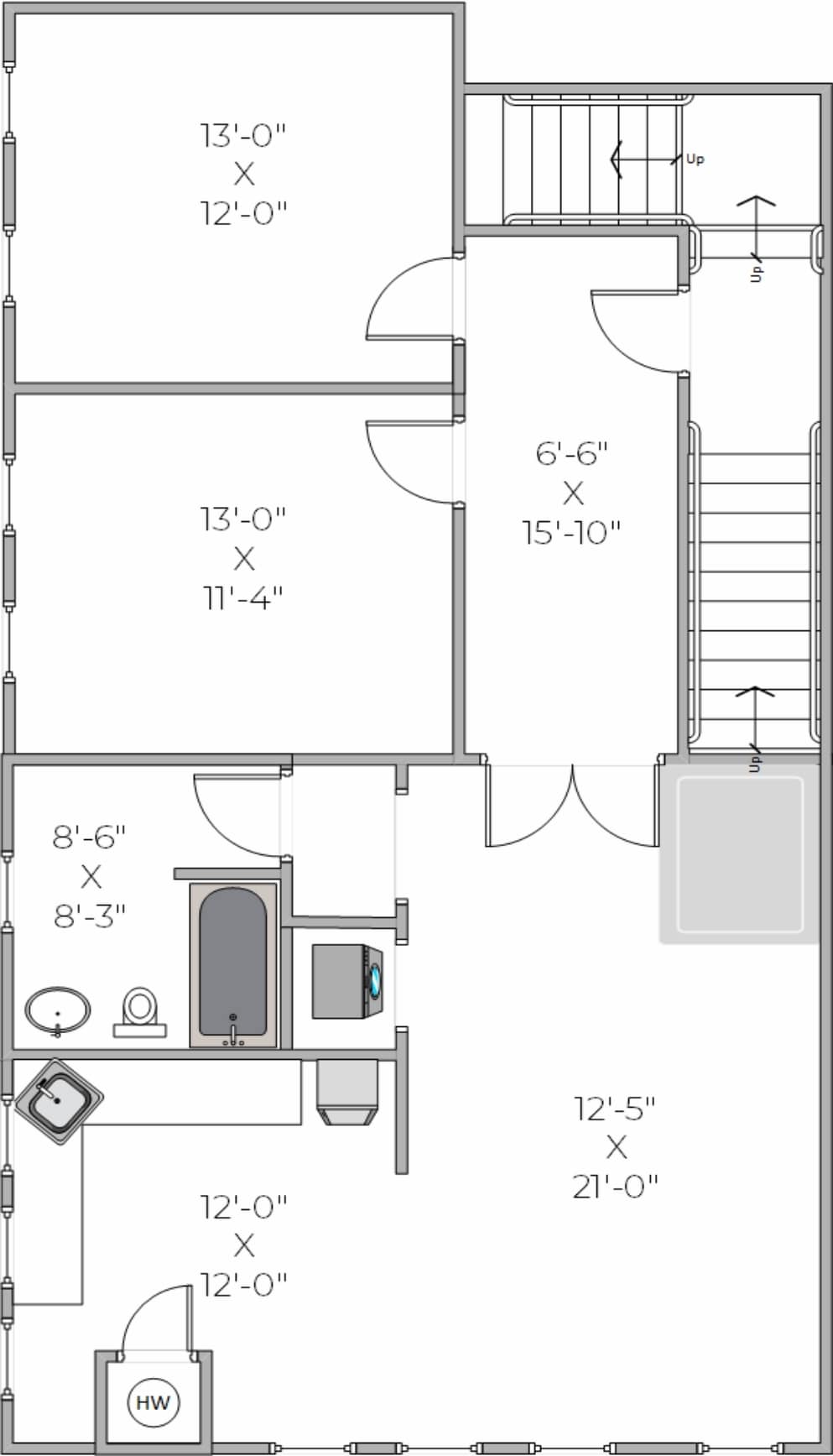 101 N Austin St, Denton, TX for lease Floor Plan- Image 1 of 1