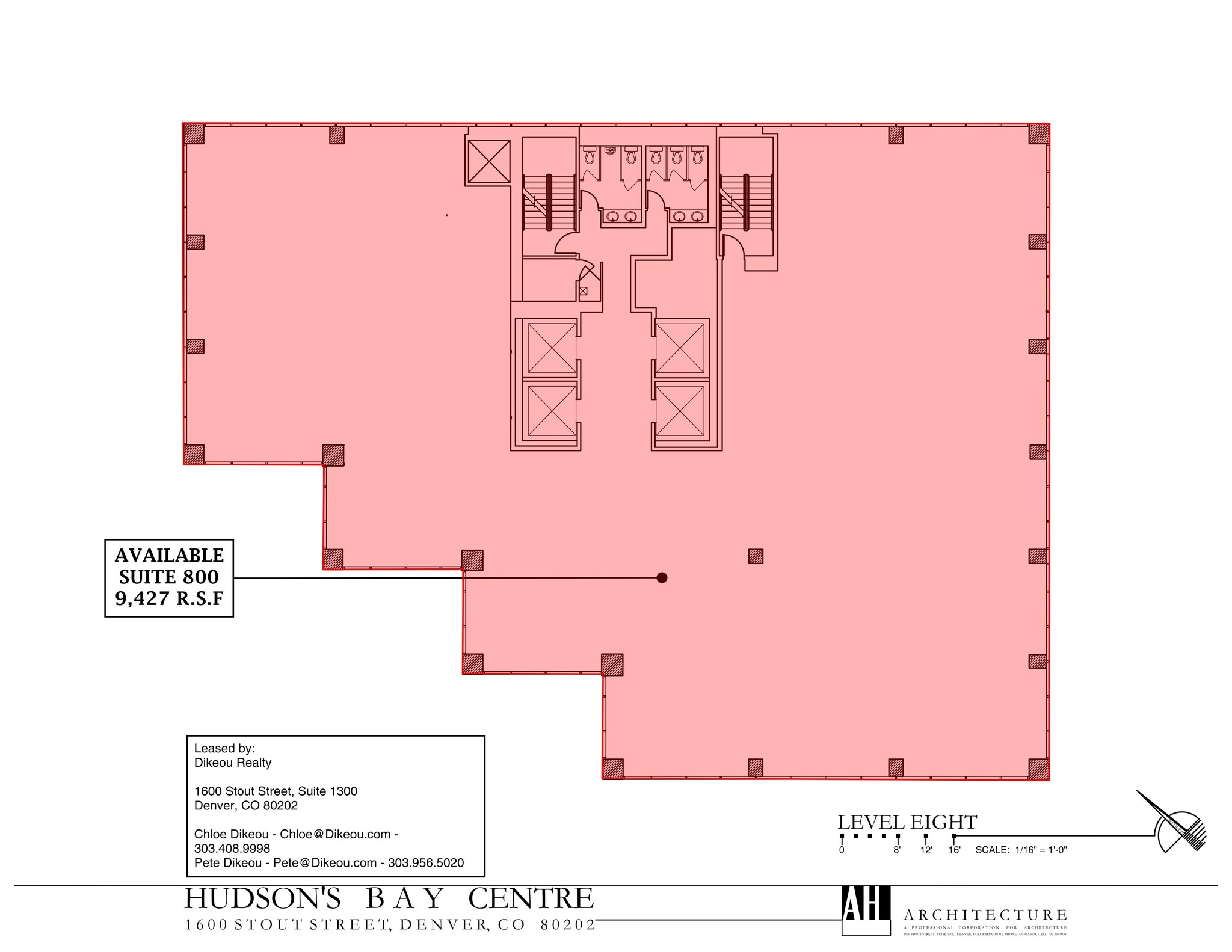 1600 Stout St, Denver, CO for lease Floor Plan- Image 1 of 1