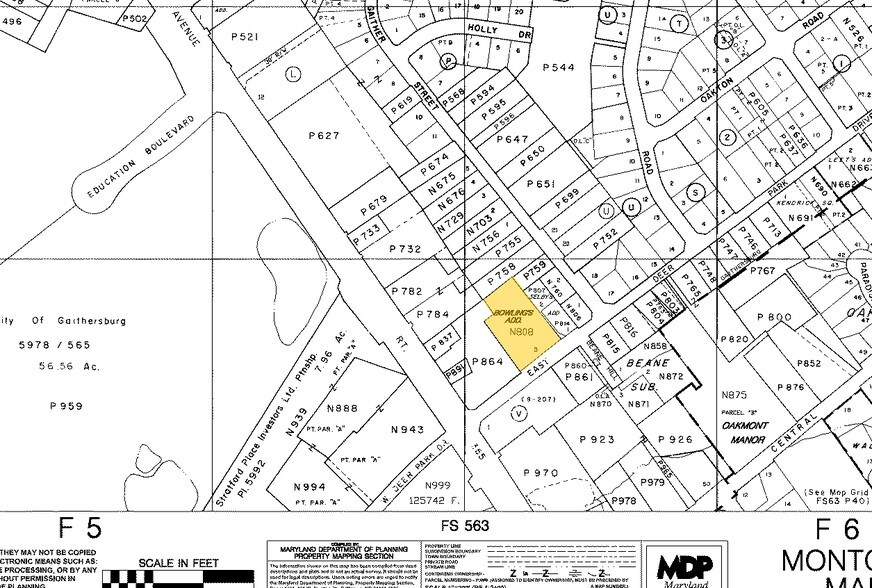15 E Deer Park Dr, Gaithersburg, MD à vendre - Plan cadastral - Image 2 de 3