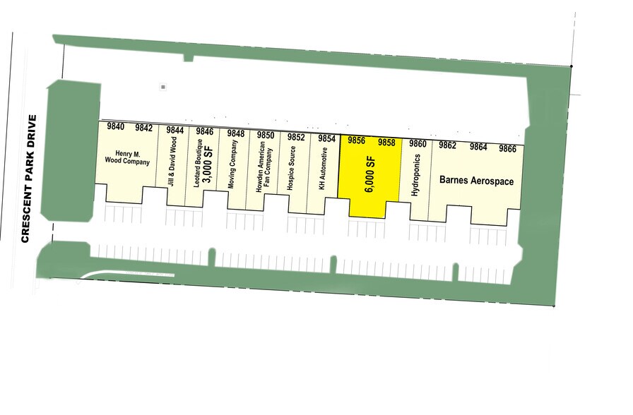 9840-9866 Crescent Park Dr, West Chester, OH à louer - Photo du bâtiment - Image 2 de 5