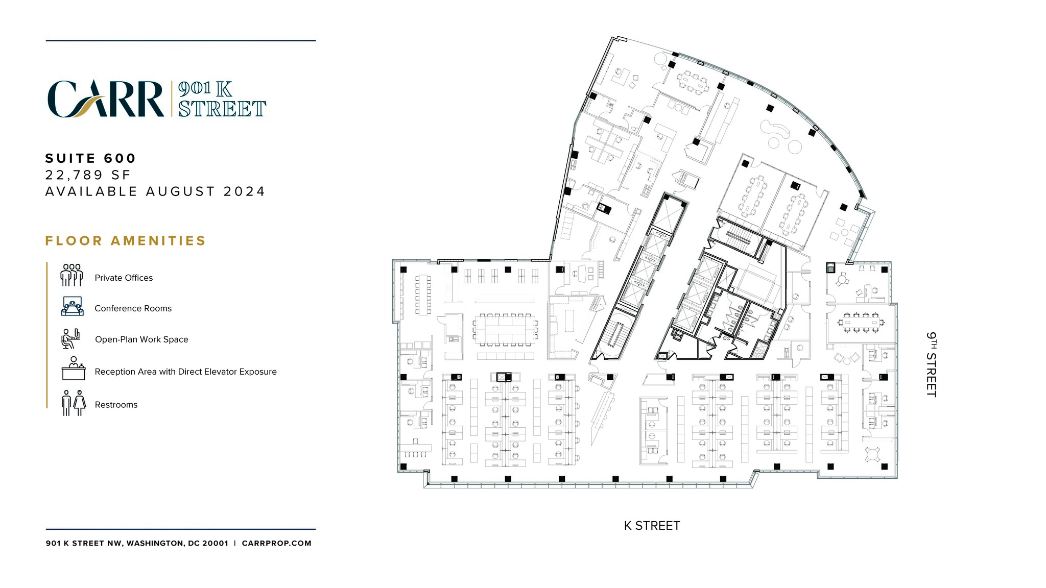 901 K St NW, Washington, DC for lease Floor Plan- Image 1 of 5