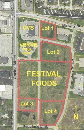 Plus de détails pour Oneida St & Midway Rd, Menasha, WI - Terrain à vendre