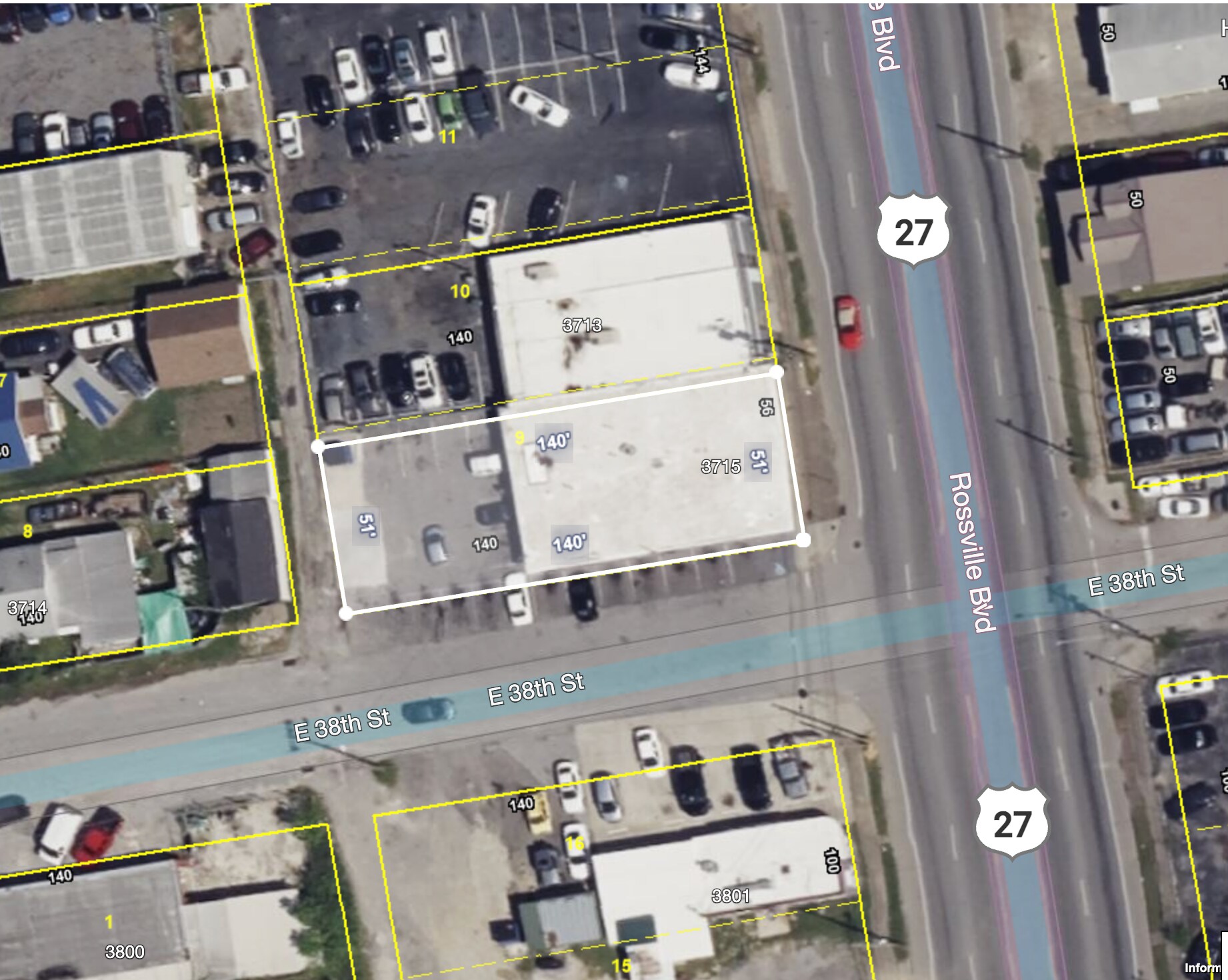 3715 Rossville Blvd, Chattanooga, TN à vendre Aérien- Image 1 de 7