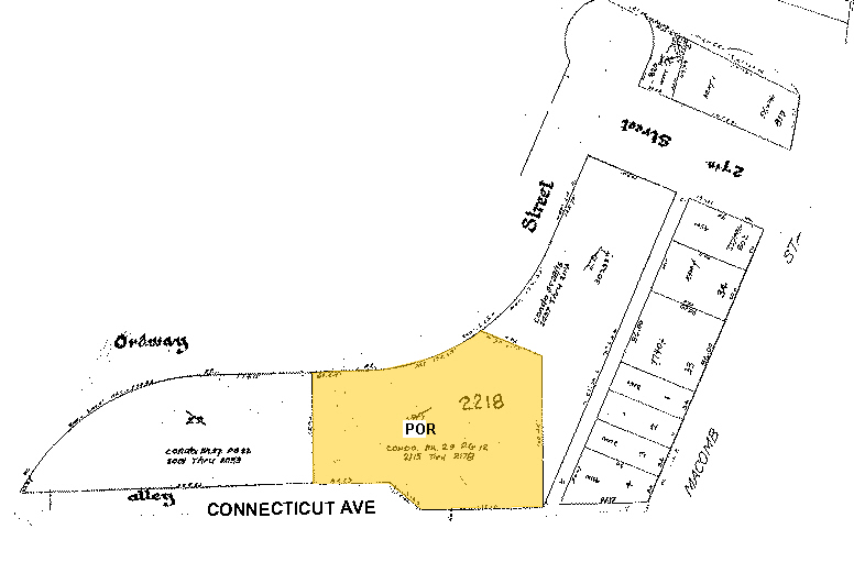 3321 Connecticut Ave NW, Washington, DC à louer - Plan cadastral - Image 2 de 9