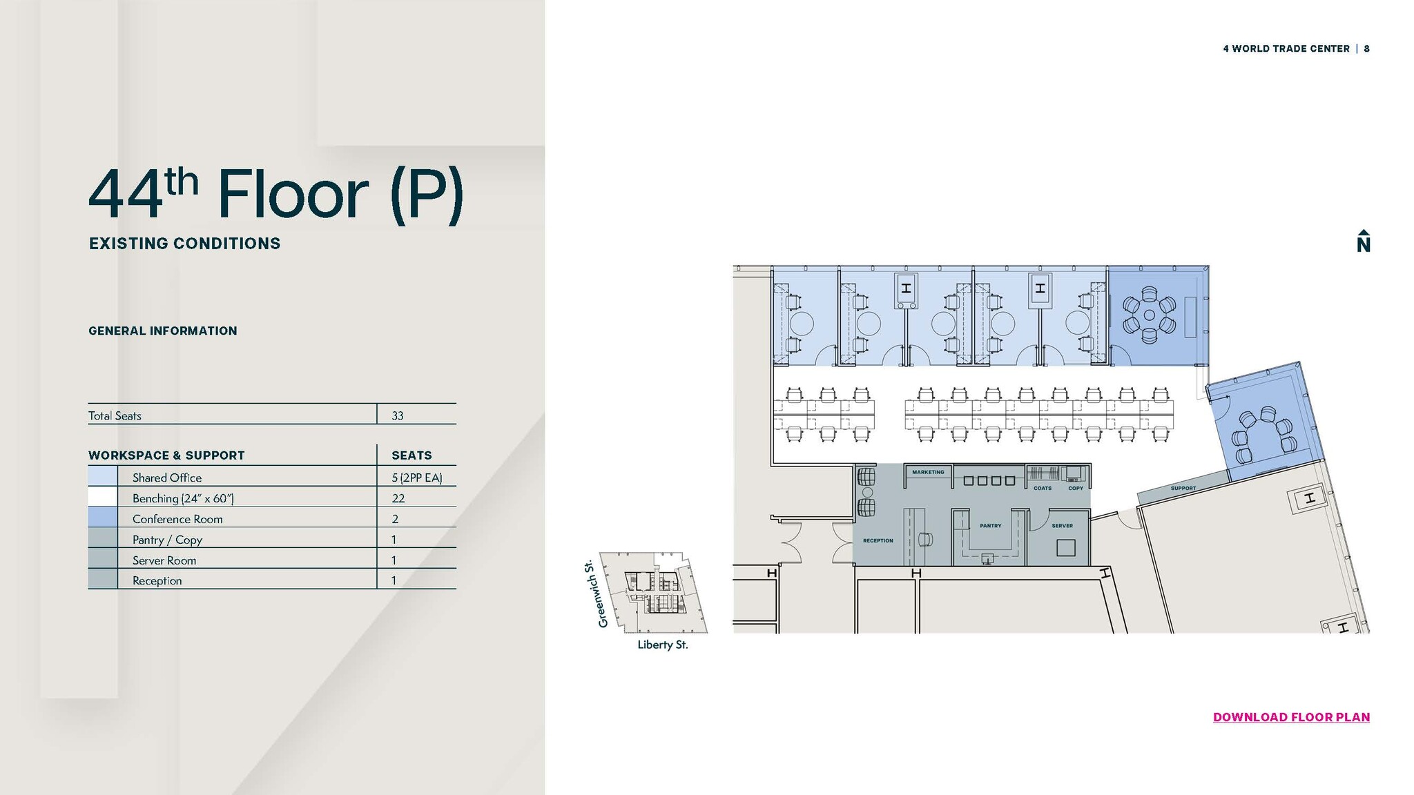 4 World Trade Center, New York, NY for lease Floor Plan- Image 1 of 1