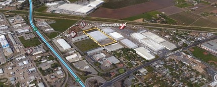 1203 N Gertrude Ave, Stockton, CA - AERIAL  map view