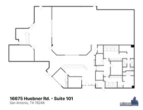 16675 Huebner Rd, San Antonio, TX à louer Plan d’étage- Image 2 de 3