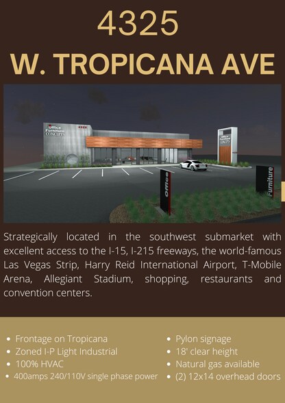 4325 W Tropicana Ave, Las Vegas, NV à louer - Photo du bâtiment - Image 2 de 4